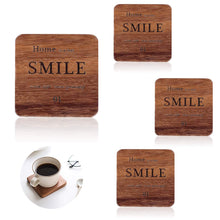 Load image into Gallery viewer, Wooden Coasters for Drinks 4Pcs Coffee Cup Coasters Pasal 