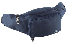 Load image into Gallery viewer, Zipped Pocket Blue Bum Waist Bag Travel - handmade items, shopping , gifts, souvenir