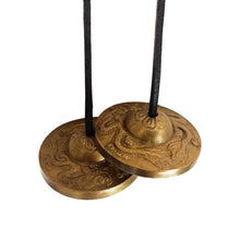 Load image into Gallery viewer, Tibetan Buddhist Heart Chakra Tingsha Cymbals Bell Pasal 