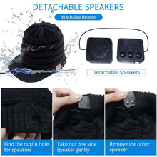 Load image into Gallery viewer, Wireless Beanie Hat Bluetooth 5 Music Headphones with Stereo Speakers Knitted Winter Hats - handmade items, shopping , gifts, souvenir