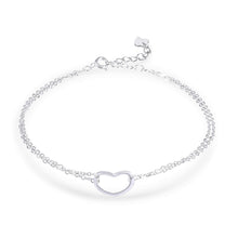 Load image into Gallery viewer, Sterling Silver Heart Bracelet Bracelet Pasal 