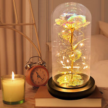 Load image into Gallery viewer, Rose in a Glass Dome with LED Light Gift Pasal 
