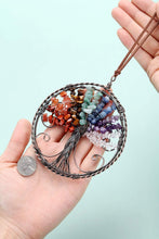 Load image into Gallery viewer, Chakra Tree of Life Dream Catcher Dream Catcher Pasal 