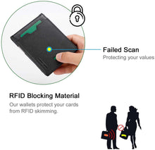 Load image into Gallery viewer, Men Leather Wallet with Money Clip RFID Blocking Slim Wallet - handmade items, shopping , gifts, souvenir