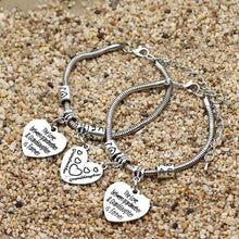 Load image into Gallery viewer, Heart Bracelets for Grandmother Granddaughter Family Bracelets Pasal 