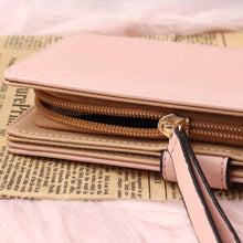 Load image into Gallery viewer, Pink Leather Long Purse Wallets Pasal 