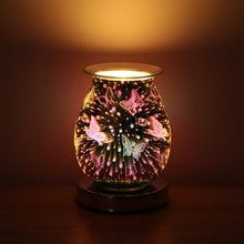 Load image into Gallery viewer, 3D Glass Electric Oil Burner Wax Melt Burner Home Fragrance Lamps Pasal 

