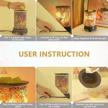 Load image into Gallery viewer, Electric Wax Melt Burner Handcrafted Oil Burner Fragrance Warmer Home Fragrance Lamps Pasal 
