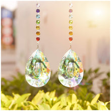 Load image into Gallery viewer, Crystal Pendants Prisms Hanging Glass 2 PCS Home Decor Pasal Style a 

