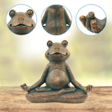 Load image into Gallery viewer, Goodeco Meditating frog ornament Statues Pasal 