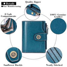 Load image into Gallery viewer, Small Women Wallet Genuine Leather Wallets Pasal 