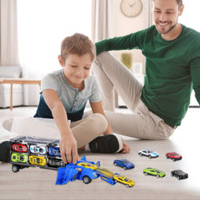 Load image into Gallery viewer, Transport Truck Toy Car Transporter Truck Carry Vehicle with 12pcs Trucks Pasal 