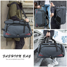 Load image into Gallery viewer, Sports Gym Bag for Men Women 40L Grey Blue Sports Duffels Pasal 