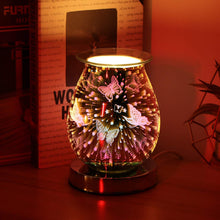 Load image into Gallery viewer, 3D Glass Electric Oil Burner Wax Melt Burner Home Fragrance Lamps Pasal 
