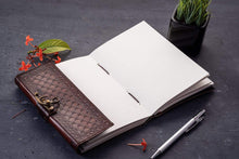 Load image into Gallery viewer, Double Dragon Leather Journal for Men Women Notebook Book Diaries Pasal 