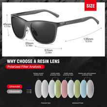 Load image into Gallery viewer, DUCO Mens Sports Polarized Al Mg Metal Frame Sunglasses Sunglasses Pasal 