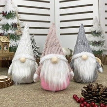 Load image into Gallery viewer, 3pcs Christmas Plush Gnomes Swedish Tomte Santa Novelty Decorations Pasal 