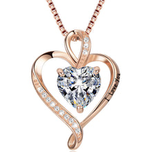 Load image into Gallery viewer, Necklaces for Women Sterling Silver Heart Pendant Chain Necklace Necklaces Pasal 