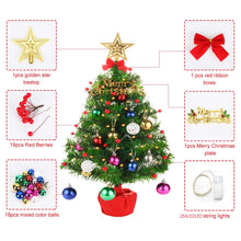 Load image into Gallery viewer, Mini Christmas Tree 50cm Tabletop Christmas Tree