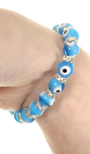Load image into Gallery viewer, Crystal Murano Glass Lucky Charm Stretch Bracelet Bracelets Pasal 