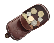 Load image into Gallery viewer, Monza Collection Vegetable Tanned Leather Tray Coin Purse Coin Purses &amp; Pouches Pasal 
