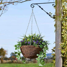 Load image into Gallery viewer, Smart Garden Realistic Purple and Yellow Easy Basket Artifical Hanging Basket Hanging Planters &amp; Baskets Pasal 
