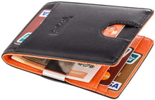 Load image into Gallery viewer, RFID SIim Wallet with Money Clip Wallet - handmade items, shopping , gifts, souvenir