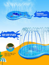 Load image into Gallery viewer, Splash Pad Whale Sprinkler and Splash Play Mat Sprinklers Pasal 