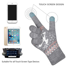 Load image into Gallery viewer, 2 Pairs Women Winter Gloves Warm Knitted Glove Thicken Plush Lining Thermal Wrist Gloves Support Touch Screen - handmade items, shopping , gifts, souvenir