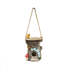 Load image into Gallery viewer, Hand Painted Hanging Bird House Birdhouses Pasal 