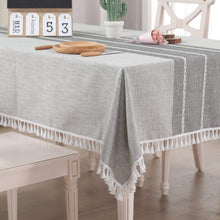 Load image into Gallery viewer, Tablecloth Rectangle Table Cloth Cotton Linen Wrinkle Tablecloths Pasal 