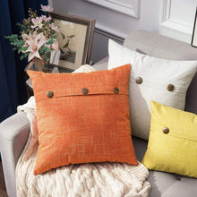 Load image into Gallery viewer, Bedroom Decorative Pillowcase Pack of 2 Orange Cushion Covers Pasal 