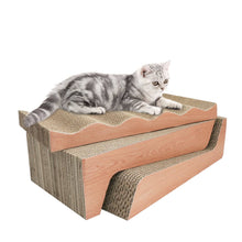Load image into Gallery viewer, Cat Scratching Pad Corrugated Lounge Bed 3 Packs Scratching Pads Pasal 