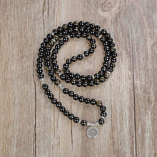 Load image into Gallery viewer, Lotus Seed Charm Mala Beads 108 Bracelet Necklace Bracelets Pasal 