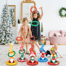 Load image into Gallery viewer, 5 Pack Christmas Gnome Style Ring Toss Game Toss Games Pasal 
