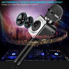 Load image into Gallery viewer, Wireless Karaoke Microphone Bluetooth Dancing LED Lights Portable - handmade items, shopping , gifts, souvenir
