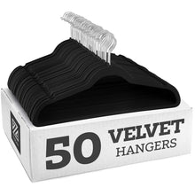Load image into Gallery viewer, Premium Non Slip Velvet Hangers 50 packs Standard Hangers Pasal 