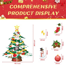 Load image into Gallery viewer, Outus 9 Pieces Christmas Tree Refrigerator Magnets Decorations Tree Snowman Magnets Pasal 