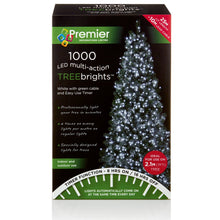Load image into Gallery viewer, Premier Decorations 1000 LED Multi Action Christmas Tree Brights White