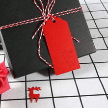 Load image into Gallery viewer, 150 Pieces Christmas Paper Tags Kraft Hang Tags Labels Christmas Tree Kraft Paper Pasal 