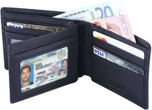 Load image into Gallery viewer, RFID Blocking Genuine Leather Wallet for Men Travel Credit Card Wallets - handmade items, shopping , gifts, souvenir
