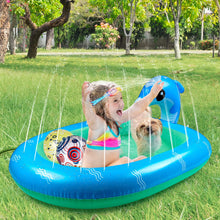 Load image into Gallery viewer, Inflatable Sprinkler for Kids Sprinkler Pad Pool with Dolphin Fountain Sprinklers Pasal 