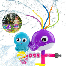 Load image into Gallery viewer, Water Sprinkler Toys for Kids Whale Octopus Spray Water Sprinklers Pasal 