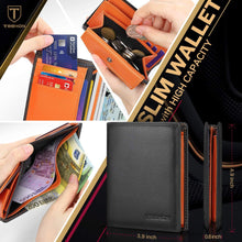 Load image into Gallery viewer, Wallets Mens Genuine Leather with 12 Credit Card Holder Wallets Pasal 