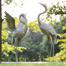 Load image into Gallery viewer, Large Garden Ornaments Metal Crane Bird Garden Statues Statues Pasal 