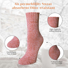 Load image into Gallery viewer, 5 Pairs Womens Wool Socks Thermal Warm Socks for Ladies - handmade items, shopping , gifts, souvenir