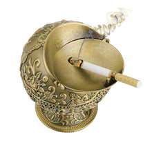 Load image into Gallery viewer, Vintage Windproof Ashtray with Lid for Cigarette Ash Trays Pasal 
