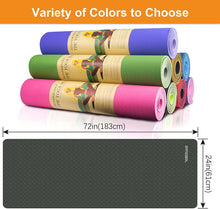Load image into Gallery viewer, Non-Slip 6mm Thick Large Exercise Mat - handmade items, shopping , gifts, souvenir