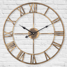 Load image into Gallery viewer, Silent Metal Skeleton Wall Clock Wall Clocks Pasal 