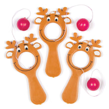 Load image into Gallery viewer, Baker Ross Mini Reindeer Bat and Ball Games Value Pack Party Favours Pasal 
